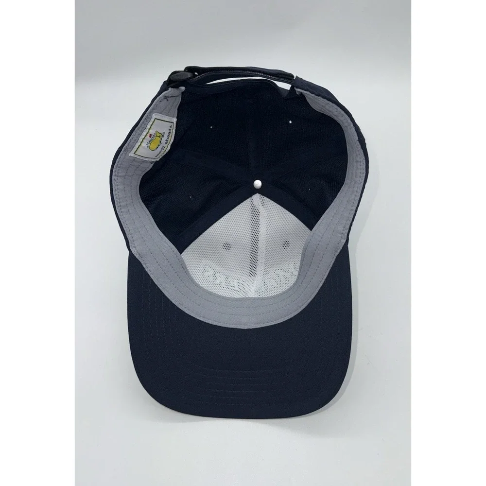 MASTERS Hat Cap 2026 Ahead Navy Blue Golf Strap Embroidered Augusta National